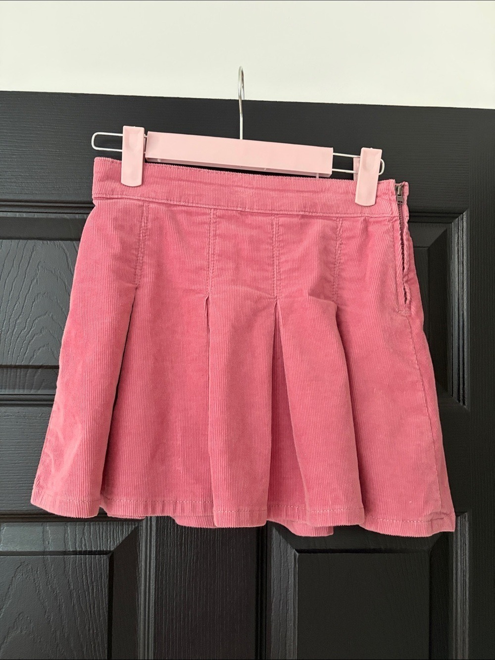 GAP Pink Corduroy Pleated Skirt